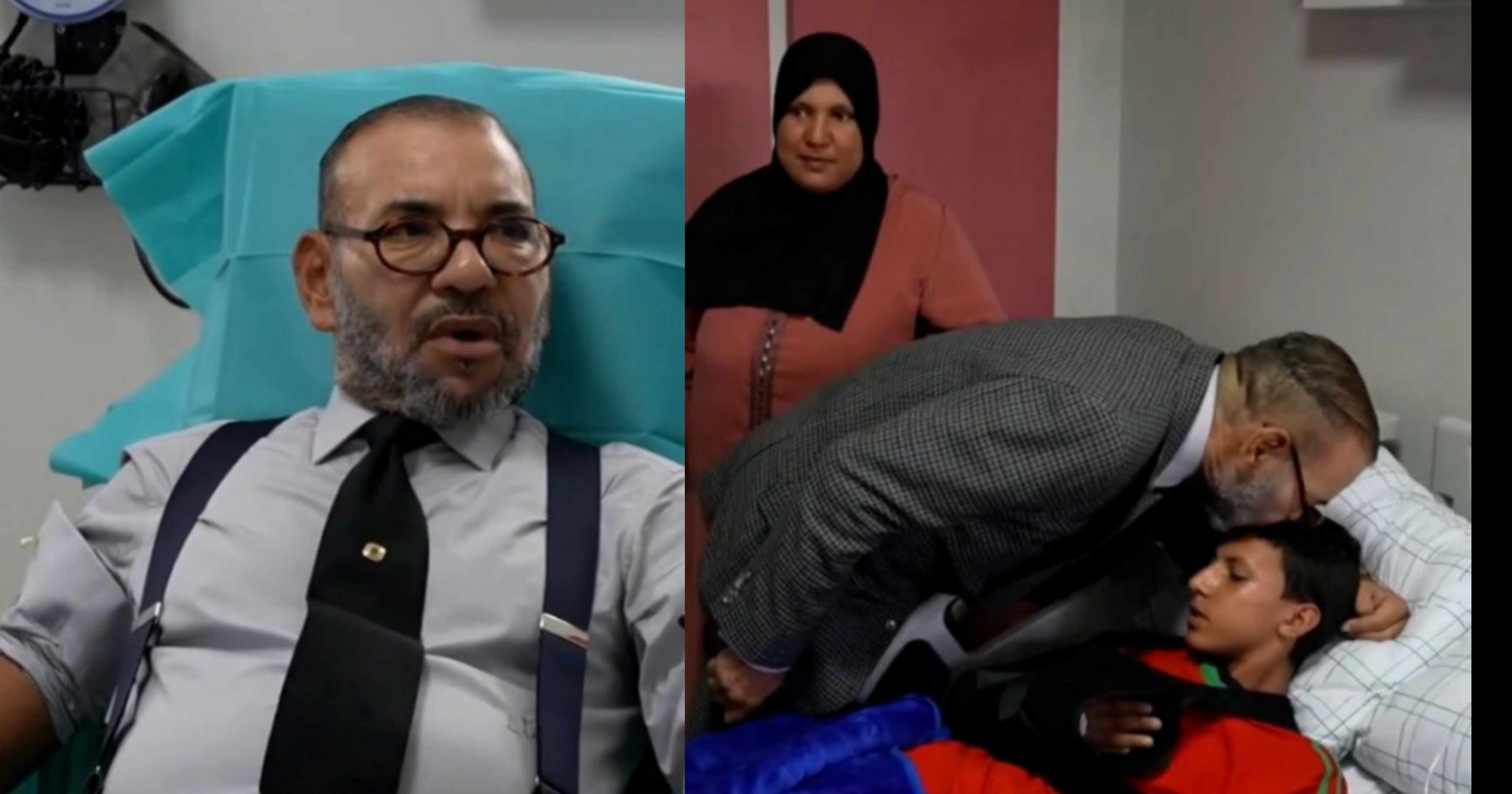 عاجل..الملك محمد السادس يقوم بزيارة ميدانية ويتفقد المصابين جراء زلزال الحوز ويتبرع بالدم   