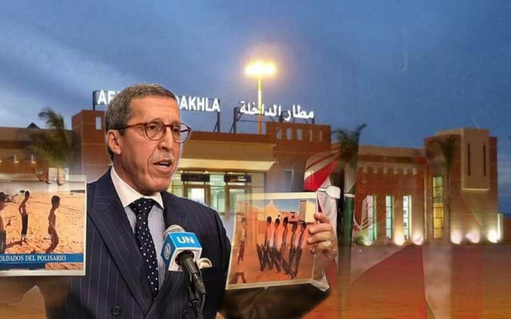 عاجل…عمر هلال سفير المغرب لدى الأمم المتحدة يصل إلى الداخلة قببل وصول المبعوث الاممي الى الصحراء  