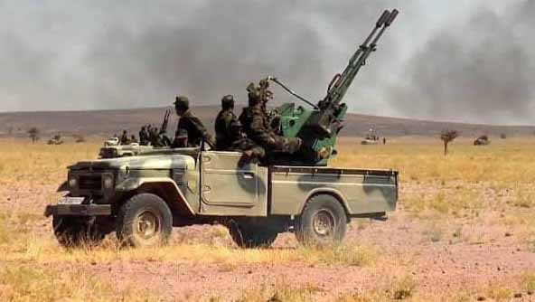 حصري....الجيش المغربي يدمر عدد من المنشأت والاليات العسكرية التابعة لجبهة البوليساريو
