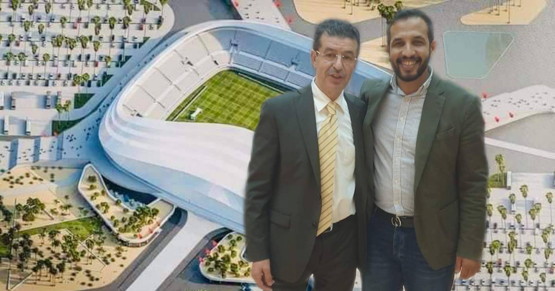    ‎ رئيس المجلس الجماعي للداخلة يلتقي رئيس البنيات التحتية بالجامعة الملكية المغربية لكرة القدم.  