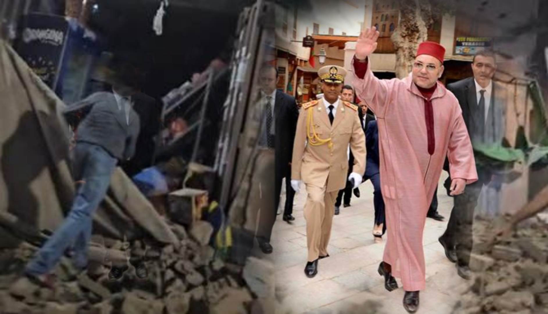 الملك محمد السادس ينتقل إلى المناطق المنكوبة بالزلزال  