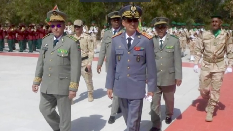 المفتش العام للقوات المسلحة الملكية قائد المنطقة الجنوبية يحل بموريتانية على رأس وفد عسكري هام