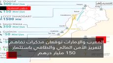 المغرب والإمارات توقعان مذكرات تفاهم لتعزيز الأمن المائي والطاقي باستثمار 150 مليار درهم