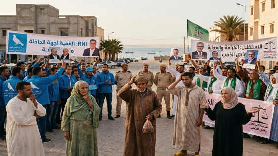 حين تصبح الداخلة ساحة لاستعراض العضلات الحزبية